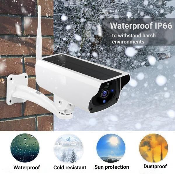 Solar WiFi Security Camera – 1080P HD Wireless Outdoor CCTV