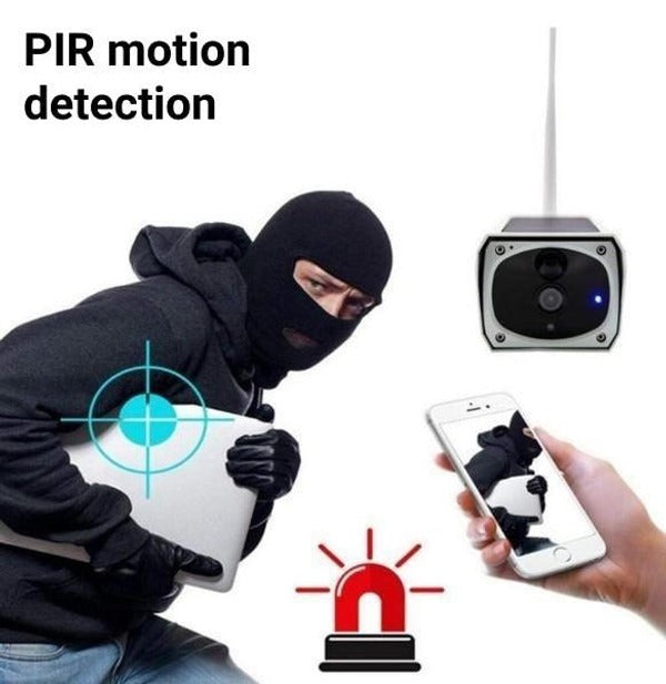 Solar WiFi Security Camera – 1080P HD Wireless Outdoor CCTV