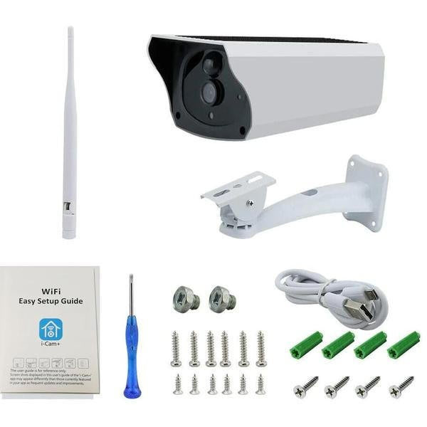 Solar WiFi Security Camera – 1080P HD Wireless Outdoor CCTV