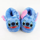 Stitch Fluffy Slippers – Cozy Winter Indoor Plush Slides for Kids