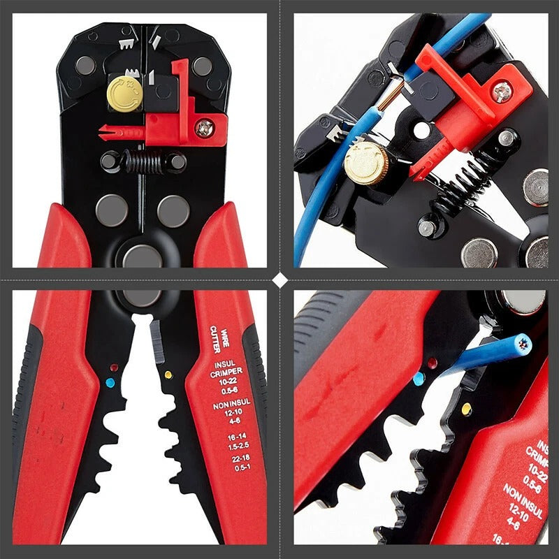 Automatic Wire Stripper & Cutter – Multi-Functional Tool for Stripping Cutting & Crimping
