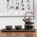 Japanese Style Tea Set – Ceramic Pottery Teapot with Cups